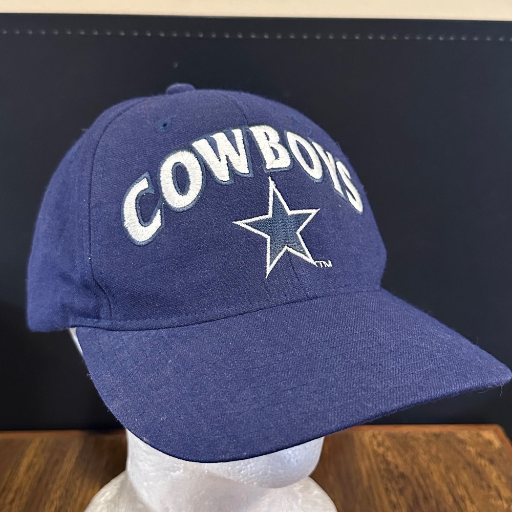 Vintage Nike Dallas Cowboys Snapback Hat Navy Blue NFL Pro Line Star Logo Cap